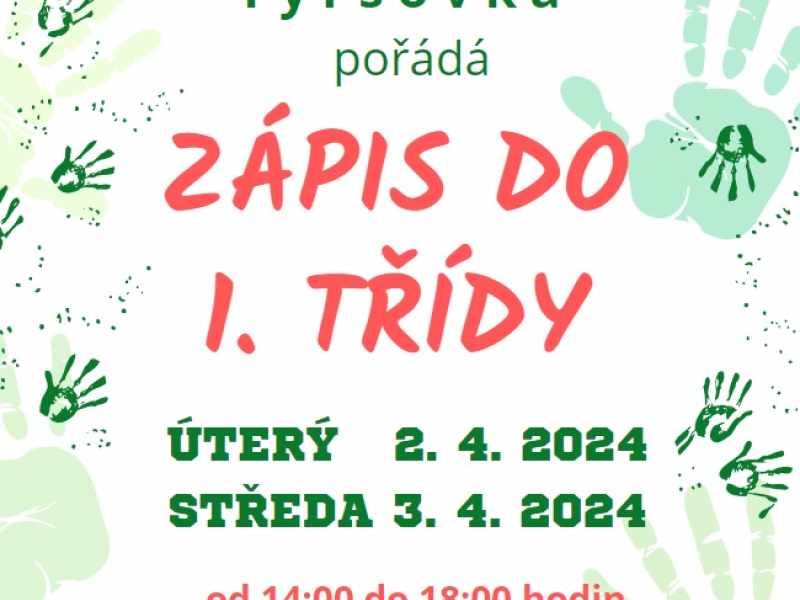 zápis do 1. třídy